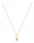 Gouden ketting met letter