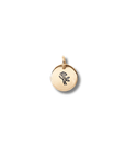 Bedel met geboortebloem | 10 mm | GOUD - GOLD FILLED - Kleine Zus