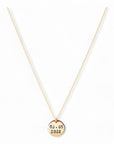 Gouden ketting met datum