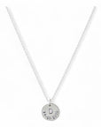 Ketting zilver met letter en datum | 13 mm | .925 STERLING ZILVER - Kleine Zus