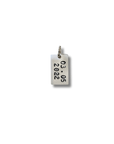 Bedel met datum | Tag | .925 STERLING ZILVER - Kleine Zus