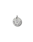 Bedel met datum & letter | 13 mm | .925 STERLING ZILVER - Kleine Zus