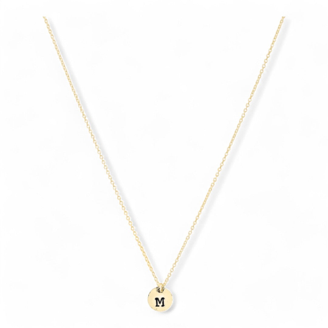 ketting goud met letter