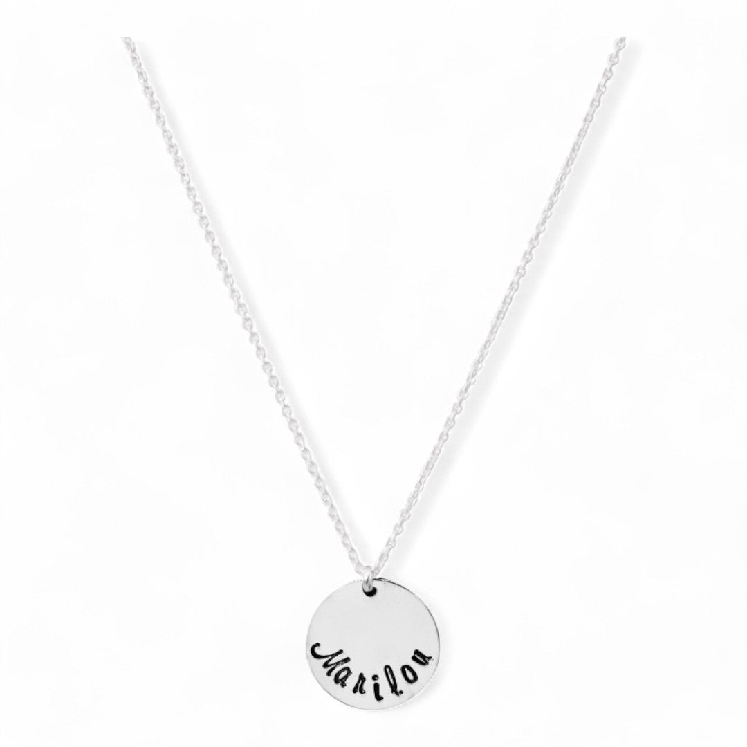 Ketting zilver met naam