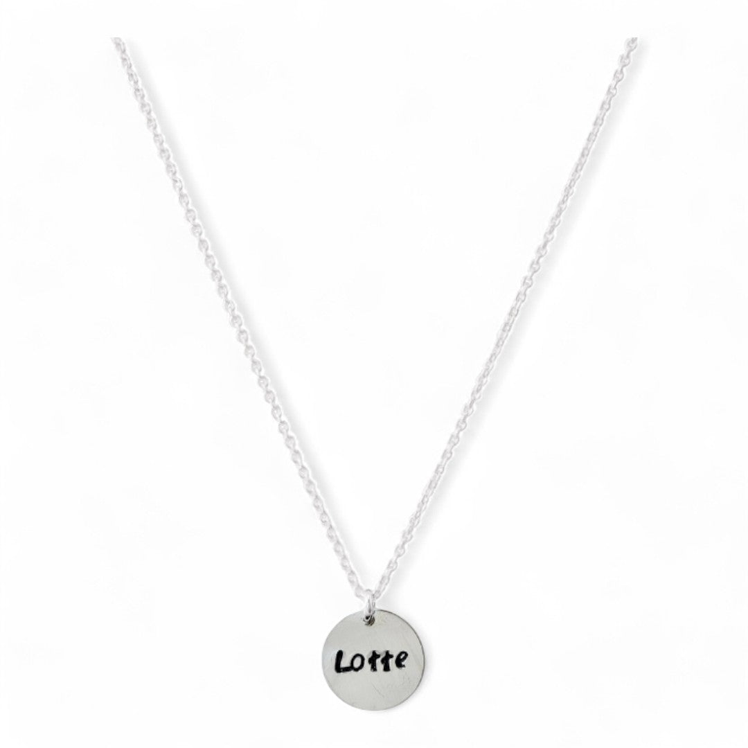 Ketting zilver met naam