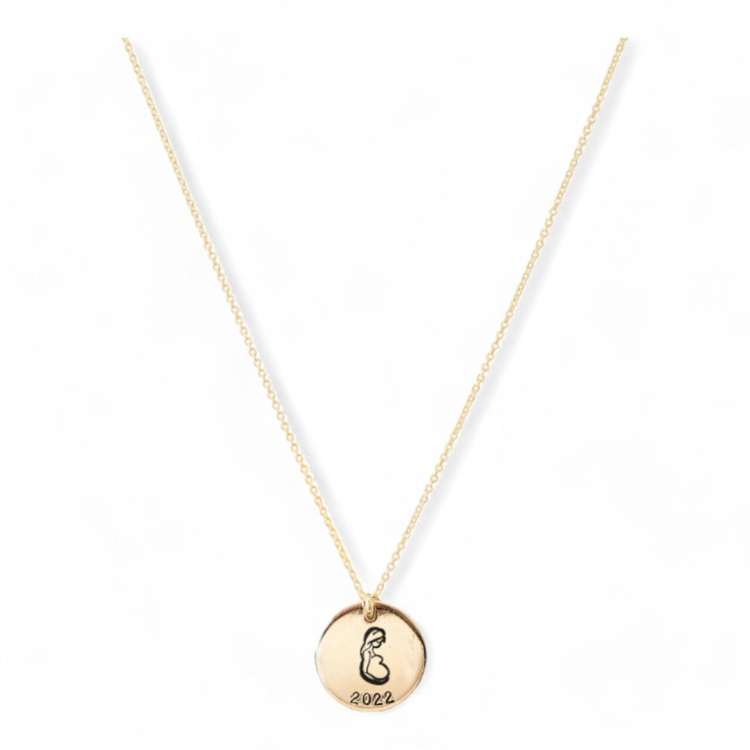 Gouden ketting zwanger