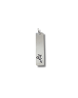 Bedel met geboortebloem | Bar | .925 ZILVER - Kleine Zus
