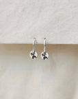 Oorbellen zilver geboortebloem | 12 mm endless hoops | .925 STERLING ZILVER - Kleine Zus