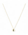 Ketting goud met kruisje | 6 mm | GOUD - GOLD FILLED - Kleine Zus