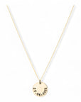 Gouden ketting met datum