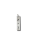 Bedel met datum | Bar | .925 ZILVER - Kleine Zus