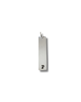 Bedel met letter | Bar | .925 ZILVER - Kleine Zus