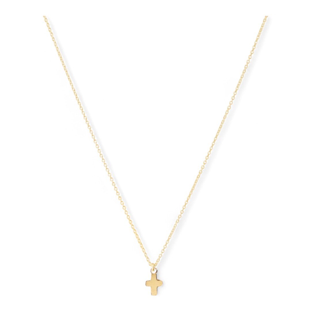 Ketting goud kruisje | GOUD - GOLD FILLED - Kleine Zus