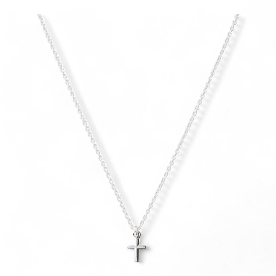 Ketting zilver met kruisje | .925 STERLING ZILVER - Kleine Zus