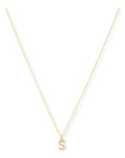 Gouden ketting met letter