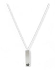 Ketting met symbool zilver bar