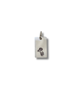 Bedel met geboortebloem | Tag | .925 STERLING ZILVER - Kleine Zus