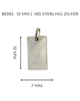 Bedel met naam | Tag | .925 STERLING ZILVER