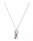 Ketting zilver | Dogtag SOS | .925 STERLING ZILVER - Kleine Zus