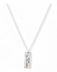 Ketting zilver | Dogtag | .925 STERLING ZILVER - Kleine Zus