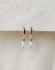 Oorbellen goud parels | Chunky hoops 13 mm | GOUD - GOLD FILLED - Kleine Zus