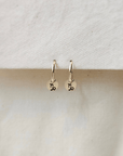 Oorbellen goud sterrenbeeld | 12 mm Endless hoops | GOUD - GOLD FILLED - Kleine Zus
