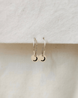 Oorbellen goud met symbool | 15 mm fine hoops | GOUD - GOLD FILLED - Kleine Zus