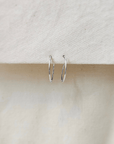 Oorbellen zilver | 15 mm fine hoops | .925 STERLING ZILVER - Kleine Zus