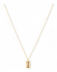 Gouden ketting met naam