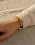 Armband dames goud - edelsteen | rode Jaspis | GOUD - GOLD FILLED - Kleine Zus