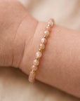 Baby armbandje goud - edelsteen | Annemae | GOUD - GOLD FILLED - Kleine Zus
