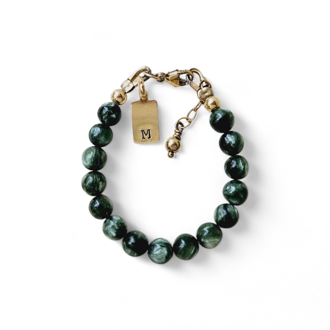 Armband met initiaal | Jongens | Hugo | GOUD - GOLD FILLED - Kleine Zus