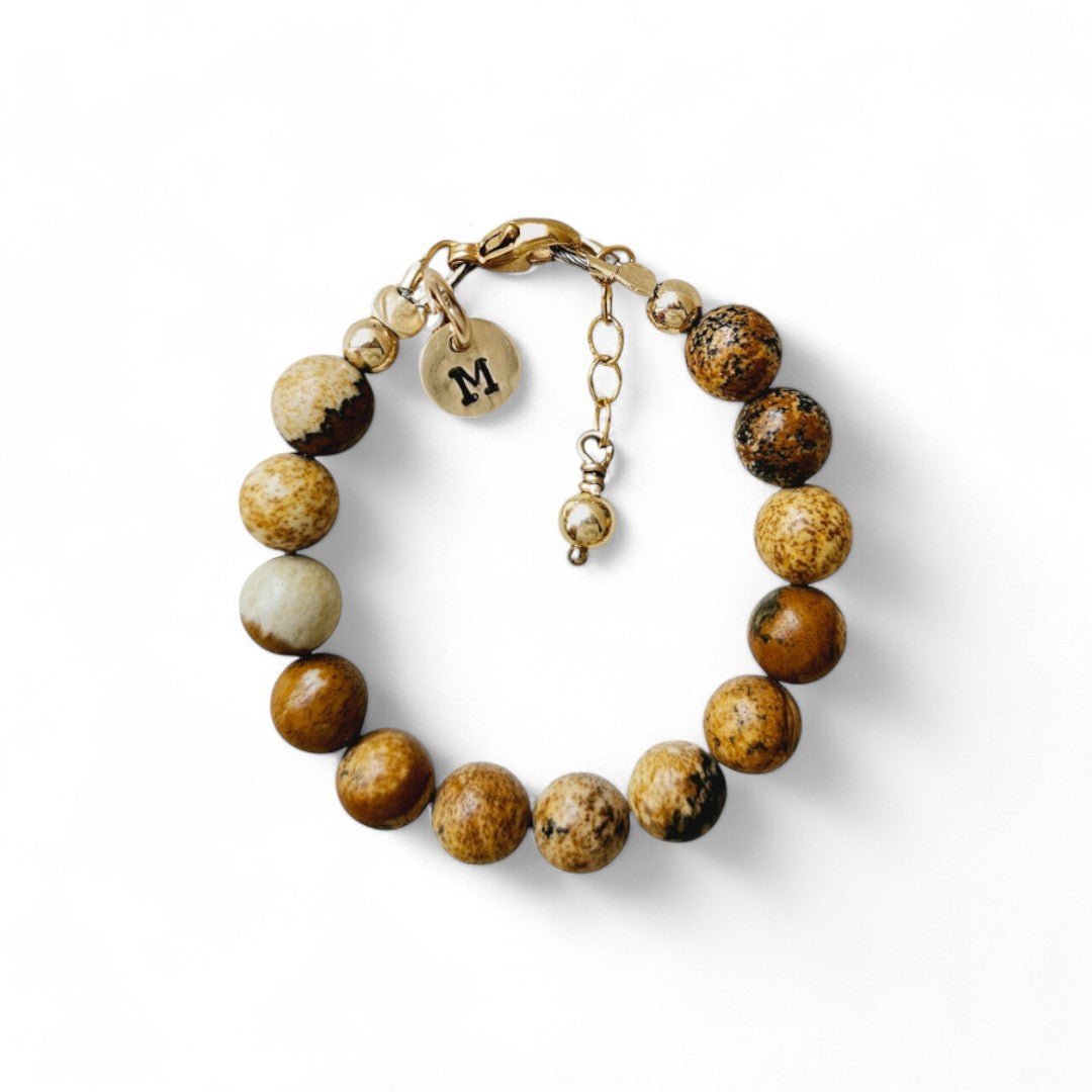 Armband met initiaal | Jongens | James | GOUD - GOLD FILLED - Kleine Zus