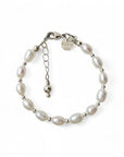Kinderarmbandje zilver parels | Luna | .925 STERLING ZILVER - Kleine Zus