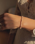 prachtige armband met zonnesteen