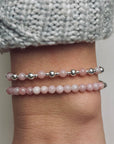Armband dames zilver - edelsteen | Evelien | .925 STERLING ZILVER - Kleine Zus