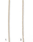 Ketting goud met geboortesteen 4 mm | GOUD - GOLD FILLED - Kleine Zus