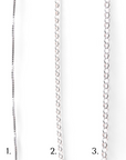 Ketting zilver maantje | 6 mm | .925 STERLING ZILVER