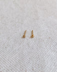Oorbellen studs bal goud | Stud | GOUD - GOLD FILLED - Kleine Zus
