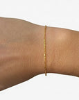 Paperclip armband goud - Kleine Zus