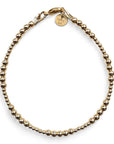 Gouden dames armband Mila
3 en 2 mm gouden kraaltjes