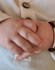 Armband met naam koord | Jongens | Sjoerd | .925 STERLING ZILVER - Kleine Zus