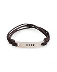 Armband met naam koord | Jongens | Sjoerd | .925 STERLING ZILVER - Kleine Zus