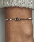 Assieraad | As armband | Pip 2 mm | .925 STERLING ZILVER - Kleine Zus