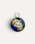 As ketting met as hanger | .925 STERLING ZILVER - MARINEBLAUW - Kleine Zus