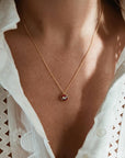 As ketting met ashanger | GOUD - GOLD FILLED - DIEPROOD - Kleine Zus