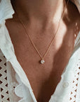 As ketting met ashanger | GOUD - GOLD FILLED - Kleine Zus