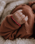 Baby armbandje zilver - edelsteen | Lauren | .925 STERLING ZILVER - Kleine Zus