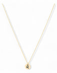 Gouden dames ketting , aan de ketting hangt een 6 mm bedel met sterrenbeeld