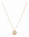 Gouden damesketting met datum